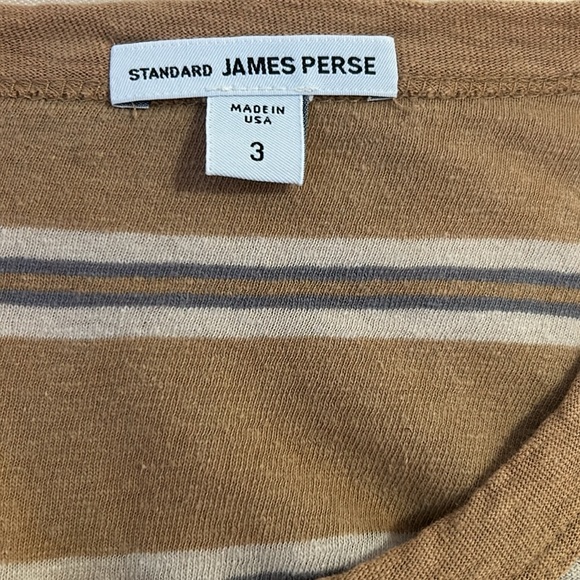 EUC James Perse Womens Striped T Shirt - Picture 4 of 4